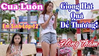 Cua Luôn Em Học Sinh Lớp 12 Vì Giọng Hát Quá Dễ Thương  Giấc Ngủ Đầu Nôi - Hồng Thắm