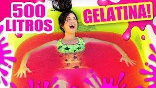 BAñO DE GELATINA PISCINA con 500 LITROS DE GELLI RETO SandraCiresArt