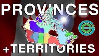 CANADA- Provinces + Territories explained Geography Now
