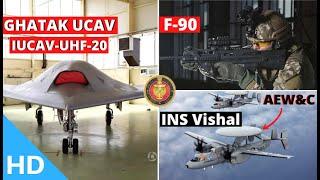 Indian Defence Updates  Ghatak UCAV Engine For TEDBFAEW&C On INS VishalF90 Production India