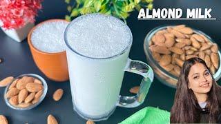 Homemade Almond Milk Recipe  How to Make Almond Milk  Badam se dudh kaise banaen