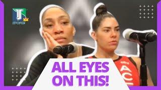 Aja Wilson and Kelsey Plum on FACING Caitlin Clark and Angel Reese in Team USA vs. WNBA All-Stars