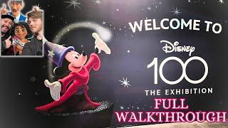 DISNEY 100 EXHIBITION  FULL WALK THROUGH  CHICAGO