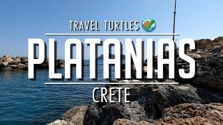 Platanias Crete  Beach  Resort  Old Town  Restaurants