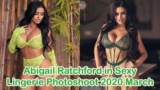 Abigail Ratchford in Sexy Lingerie Photoshoot 2020 March