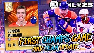 Team Update and First Champs Game of NHL 25