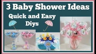 3 Quick and Easy Baby Shower Diy Ideas For Boys or Girls