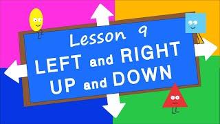 Left Right Up Down. Lesson 9. Educational video for children Early childhood development.