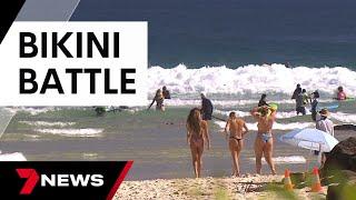 Gold Coast afire with debate over banning G-string bikinis in the streets  7 News Australia