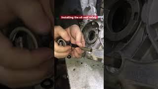 Installing the oil seal safely