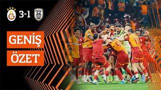  Geniş Özet  Galatasaray 3-1 PAOK UEFA Avrupa Ligi - Lig Aşaması 1. Maç