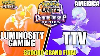 Luminosity Gaming vs TTV - $50000 GRAND FINAL PUCS NA Championship  Pokemon Unite