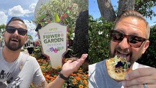 Trying NEW Foods From Disney EPCOTs Flower & Garden Festival + A Little Construction Update