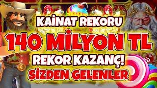 Slot Oyunları  Sizden Gelenler  140 MİLYON TL DÜNYA REKORU KÂİNAT REKORU  MAX WİNLER