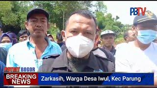 Pengembang Grand Duta City Di Protes Warga Desa Iwul Kec Parung