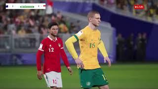 efootball Australia vs Indonesia