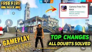 TOP CHANGES IN FREE FIRE MAX  Free Fire Vs Free Fire Max GAMEPLAY  ALL DOUBTS EXPLAINED TAMIL