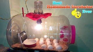 DIY - HOMEMADE INCUBATOR  HOW TO MAKE AN EGG INCUBATOR  HATCHING CHICKEN EGGS