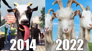 Evolution Goat Simulator Games 2014-2022