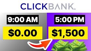 Easiest Way To Make $1500 With Clickbank Affiliate Marketing in 24 Hours Step By Step