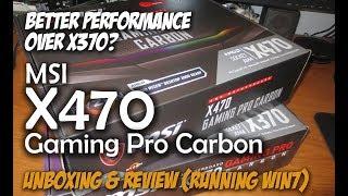 MSI X470 Gaming Pro Carbon AMD Ryzen Motherboard Unboxing Installation & Review