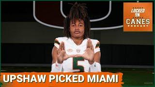 Miami Lands Four Star WR Daylyn Upshaw  What Should Canes Fans Expect?  Decision Week For Pickett