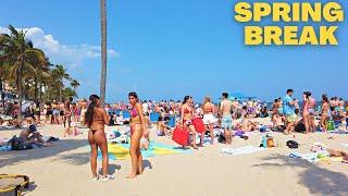 4K Spring Break 2023 BEACH PARTY WALK Fort Lauderdale FL