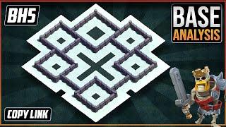 BEST BH5 TROPHY defense Base 2023 Builder Hall 5 Trophy Base Design with Copy Link – COC