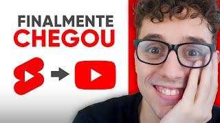 Como linkar um shorts com video longo no YouTube