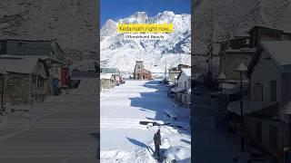 Kedarnath right now #kedarnath #uttarakhandbeauty