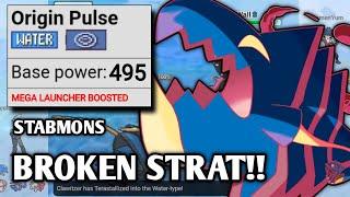 ORIGIN PULSE + MEGA LAUNCHER CLAWITZER IS BROKEN IN STABMONS  POKEMON SCARLET AND VIOLET