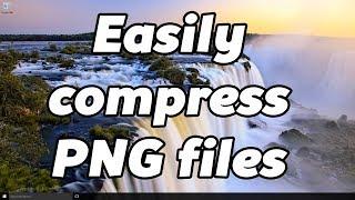 How to compress PNG files in Windows
