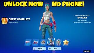 How To Get KATALINA Skin FREE WITHOUT a PHONE in Fortnite WORKING