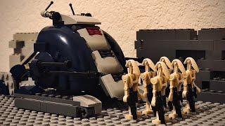 Lego Star Wars stop motion Attack of the Snail Tank
