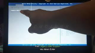 Cara Enable Legacy USB Support