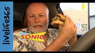 Mike Eats the Street Sonic Double Cheeseburger