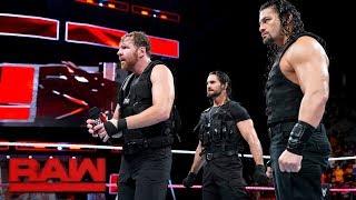 The Shield arrive on Raw looking for a fight Raw Oct. 16 2017