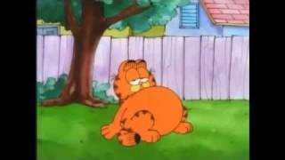 Garfield Tells funny fat jokes