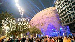 4K Massive Crowd on the Last Day of DUBAI EXPO 2020 One Last Walking Tour