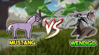 Roblox Wild West -Wendigo Horse Vs Mustang - 2021 Halloween Event
