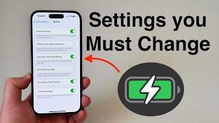 Settings You Need To CHANGE to Save Battery Life on your iPhone