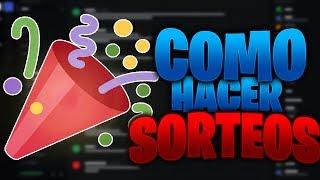 CÓMO HACER SORTEOS EN DISCORD GiveawayBot