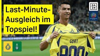 CR7-Verzweiflung Kessie-Traumtor und später Ausgleich Al-Nassr - Al-Ahli  Saudi Pro League  DAZN