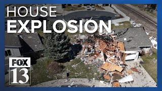 Video shows shocking devastation of deadly American Fork home explosion