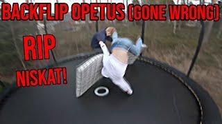 Backflip opetus Gone wrong