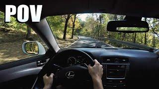 Lexus IS250 - POV Touge Mountain drive Avala