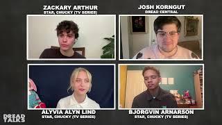 Chucky Season 3 Interview with Stars Zackary Arthur Alyvia Alyn Lind & Björgvin Arnarson