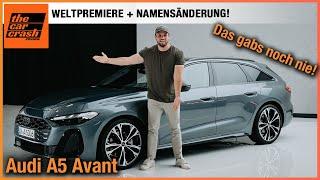 Audi A5 Avant im Test 2024 Weltpremiere + Namensänderung Das gabs noch nie Review  Limousine S5