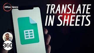 Google Sheets How to Translate Text Using Google Translate