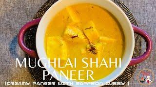 Mughlai Shahi Paneer  Paneer in White Gravy  Nawabi Paneer Curry   Restaurant Style Paneer Recipe